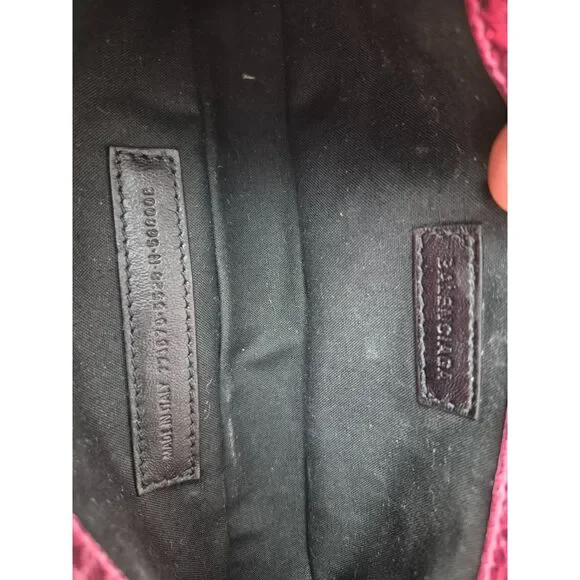 Balenciaga Metallic Pink Leather Le Cagole XS Sling Bag - Picture 11 of 13